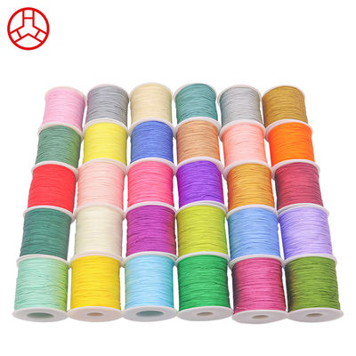 50G 100M/Spool 300M/Spool 중국 매크램 코드를 매듭하기 위한 다채로운 나일론 코드 실