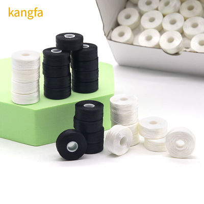 144pcs / 상자 확실히 스티치 선 상처 수직 bobbins 염색 패턴 75D/2 카튼 144pcs / 상자