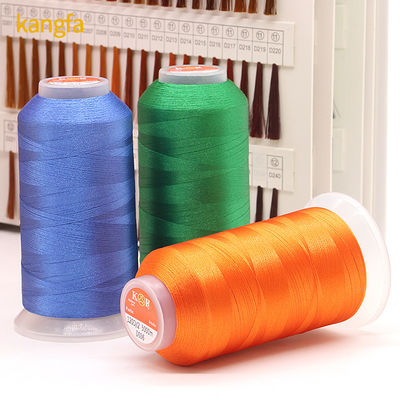 다색 산업 꿰매기 기계에 대 한 비스코스 embroidery Thread 120d/2 5000 야드