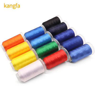 다색 산업 꿰매기 기계에 대 한 비스코스 embroidery Thread 120d/2 5000 야드
