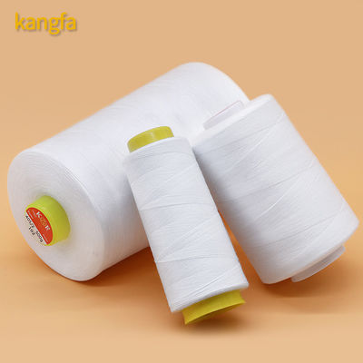 흰색 500g 40/2 매트리스 꿰매기 위한 바닥 실 100% 폴리에스터 꿰매기 실