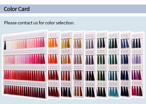 산업용 꿰매기 embroidery Thread 120d/2 폴리에스터 100% 4000 Yard in 447 Colours