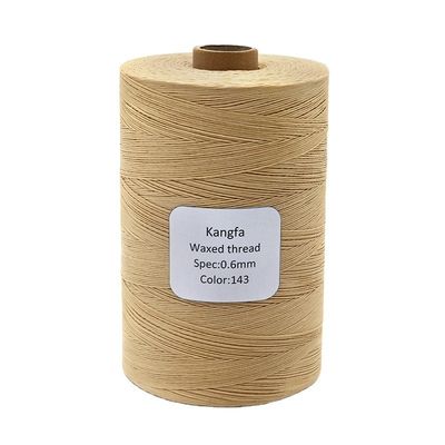 100% 폴리에스테르 1kg 색상 손으로 꿰매고 평평한 Wax Thread 240 색상 가죽 제품을 위해
