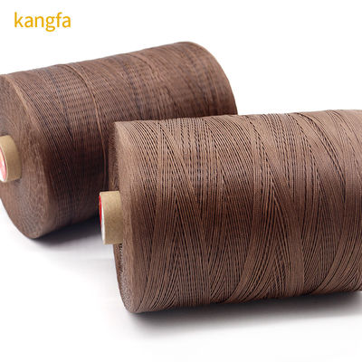 100% 폴리에스테르 1kg 색상 손으로 꿰매고 평평한 Wax Thread 240 색상 가죽 제품을 위해
