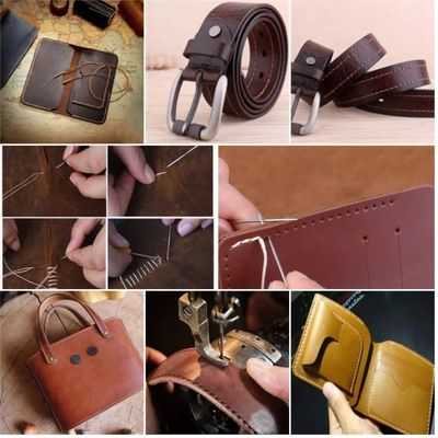 고온 내성 내구성 가죽 DIY 공예 도구에 대한 평평한 바삭 스레드