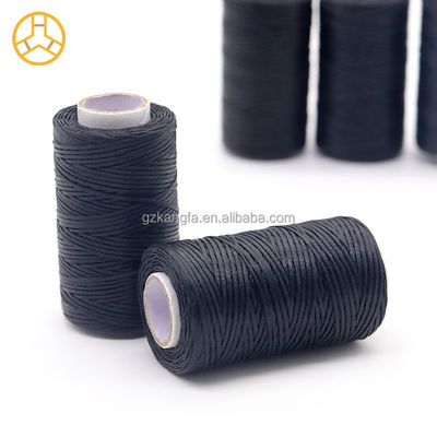 16 가이드 카운트 손 꿰매기 나일론 실 0.8mm DIY 가죽 Wax 실 수직