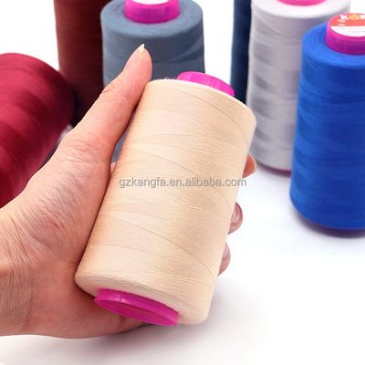 5000yds 톱니머신 가닥 100% 스푼 폴리에스터 톱니머신 40/2 OEM ODM 받아 들인다