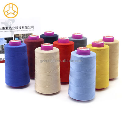 5000yds 톱니머신 가닥 100% 스푼 폴리에스터 톱니머신 40/2 OEM ODM 받아 들인다
