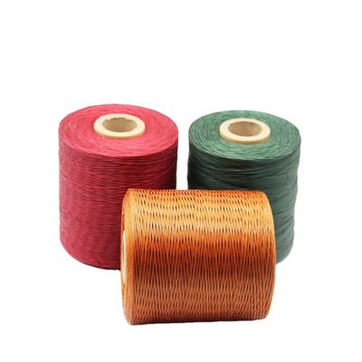 260m 가죽 꿰매기 평면 Wax Thread 0.8mm 두께 240 색상 옵션