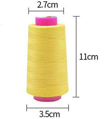 폴리에스터 면 실 100g 3300y 각 코너 40s / 2 무거운 응용을위한 꿰매기 실