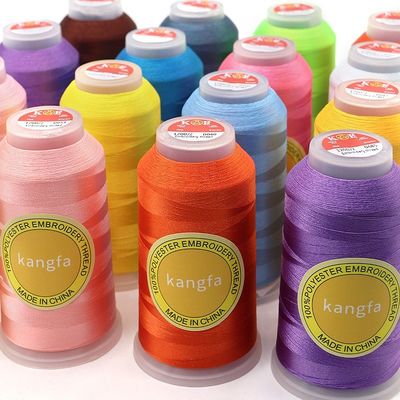 4000 야드 120d/2 폴리에스터 100% 롯 주식 산업 embroidery embroidery 기계에 대한 꿰매기 실