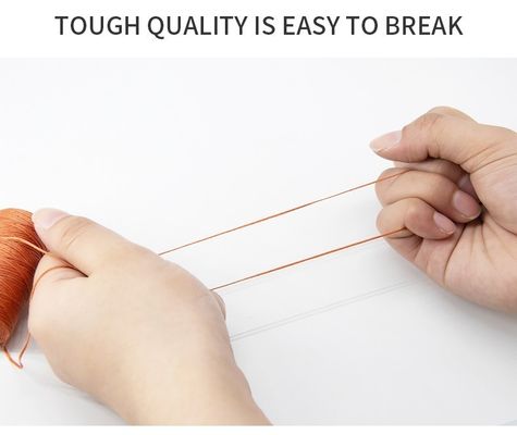 검은색 방수 0.8mm 1mm 400g 210D/1*16 스푼 가닥 가죽 용품의 평평한 바삭 가닥