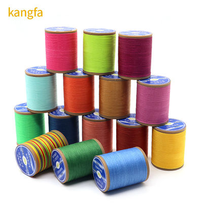평평한 Wax 평평한 라인 0.8mm 가죽 폴리에스터 수직 DIY 꿰매기 도구를 위한 Waxed Thread