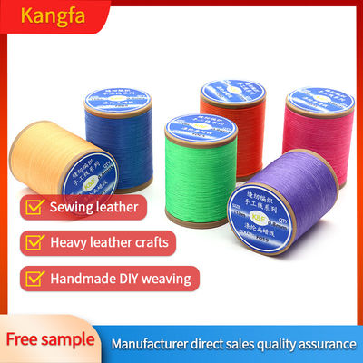 평평한 Wax 평평한 라인 0.8mm 가죽 폴리에스터 수직 DIY 꿰매기 도구를 위한 Waxed Thread