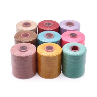 사용자 지정 0.8mm 1mm 100% 폴리에스터 평평 수직 톱니 가닥 가죽 용품용 방수