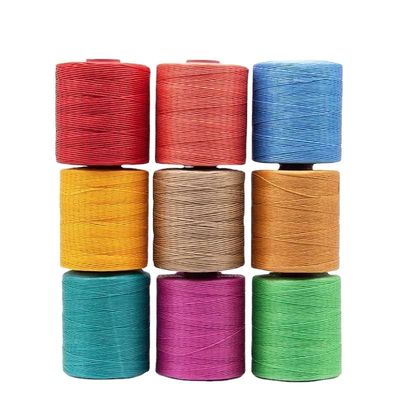 100% 폴리에스터 부드러운 대마초 300D/16 Wax Thread Net Weight 400g
