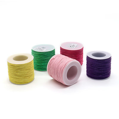 유니버설 핸드 넥팅 주얼리용 1mm 면 넥타이 가닥 카운트 컬러풀 Wax Thread