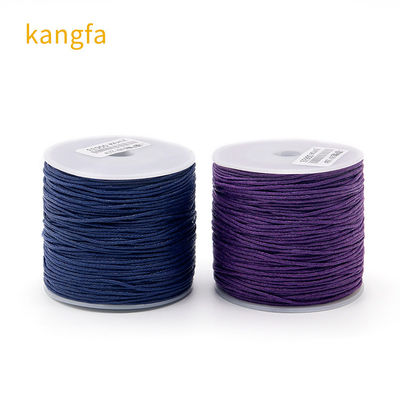 유니버설 핸드 넥팅 주얼리용 1mm 면 넥타이 가닥 카운트 컬러풀 Wax Thread