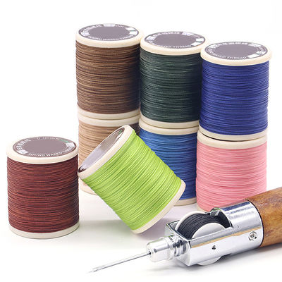 핸드 시우 30g DIY 가죽 공예품용 원 롤 둥근 Wax Thread 0.55MM 폴리에스터