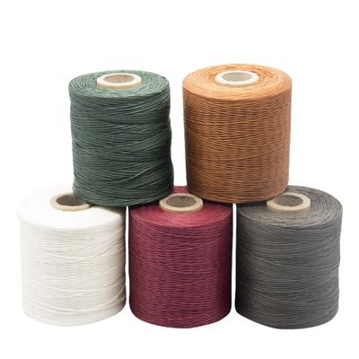 단일 색상 평평 Wachs String 210D 나일론 Waxed Thread for Sewing Polyester Thread