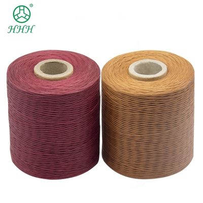 단일 색상 평평 Wachs String 210D 나일론 Waxed Thread for Sewing Polyester Thread