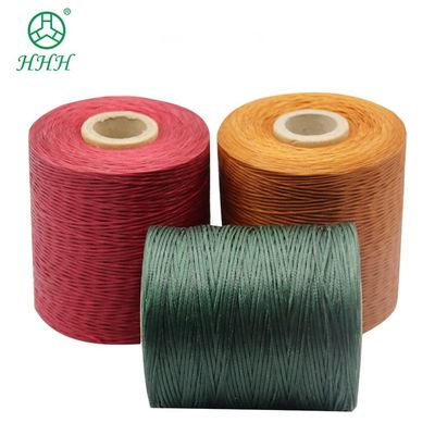 단일 색상 평평 Wachs String 210D 나일론 Waxed Thread for Sewing Polyester Thread