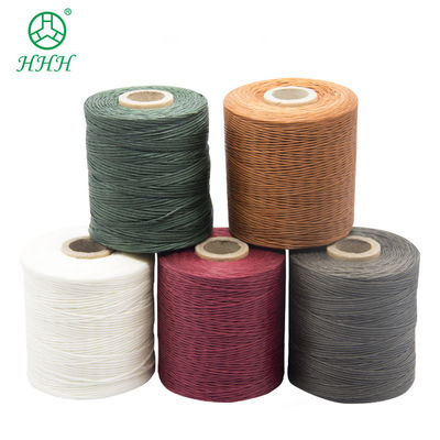 자외선 보호 150D/16 400g 가죽 신발 꿰매는 바 Waxed 평면 바 Wax Cord 폴리에스터 엮은 가닥