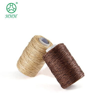 0.8mm 평평한 백스 폴리에스터 꿰매기 실 가죽 제품 꿰매기 및 내구성