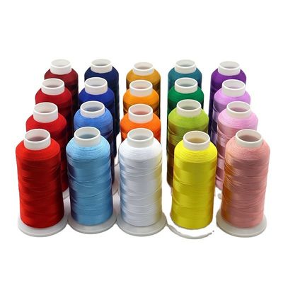 낮은 MOQ 120D / 2 4000Y 빠른 배송 embroidery 기계에 대한 폴리에스터 실 720 색상